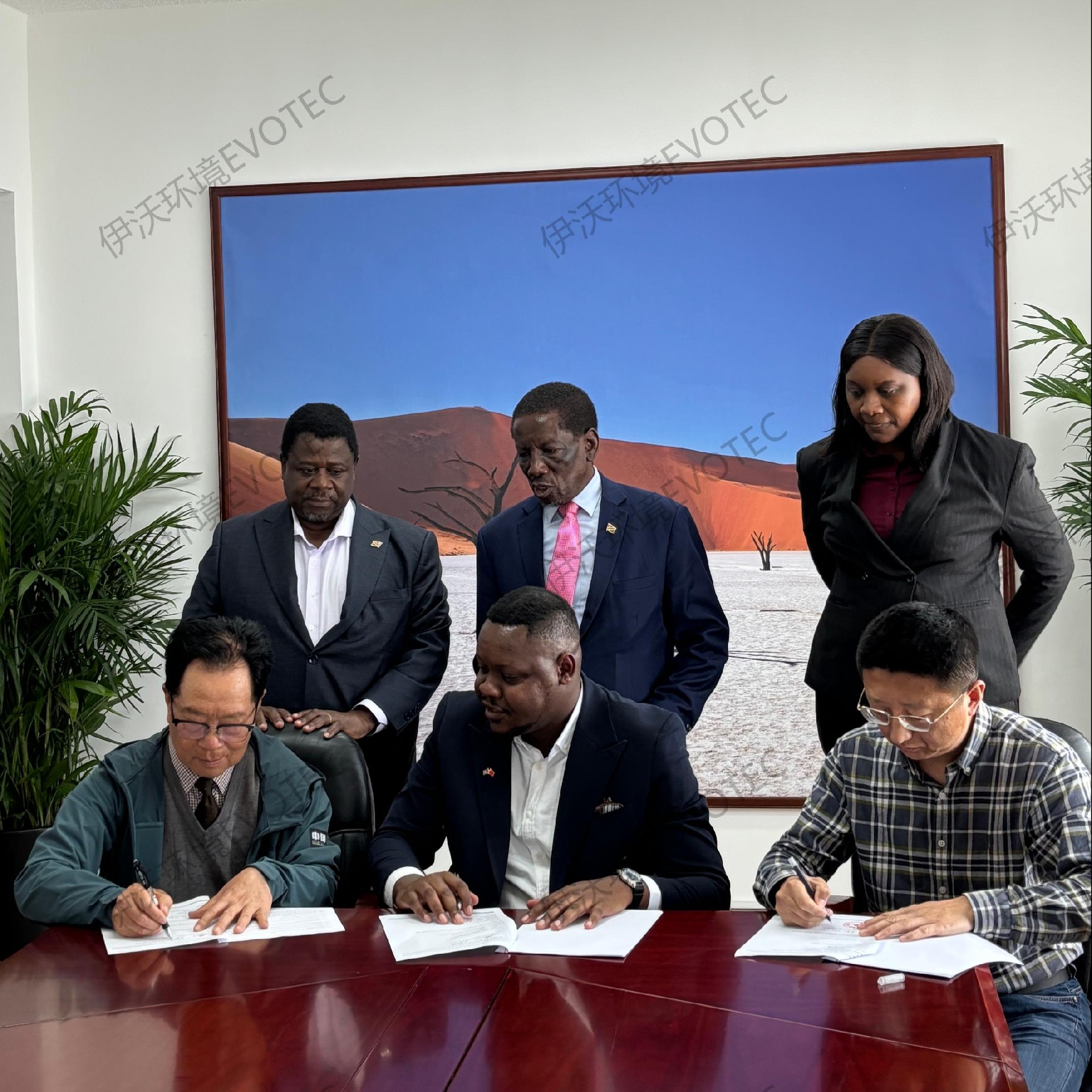 中纳企业合作签约仪式在纳米比亚驻华大使馆举行